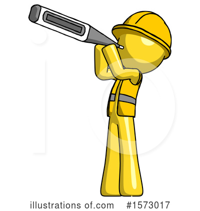 Royalty-Free (RF) Yellow Design Mascot Clipart Illustration by Leo Blanchette - Stock Sample #1573017