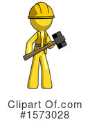 Yellow Design Mascot Clipart #1573028 by Leo Blanchette