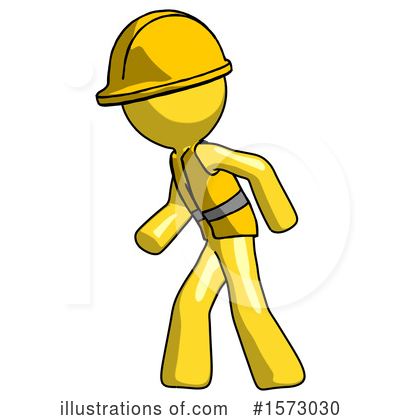 Royalty-Free (RF) Yellow Design Mascot Clipart Illustration by Leo Blanchette - Stock Sample #1573030