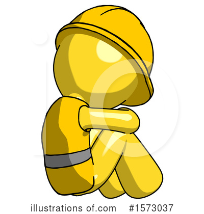 Royalty-Free (RF) Yellow Design Mascot Clipart Illustration by Leo Blanchette - Stock Sample #1573037