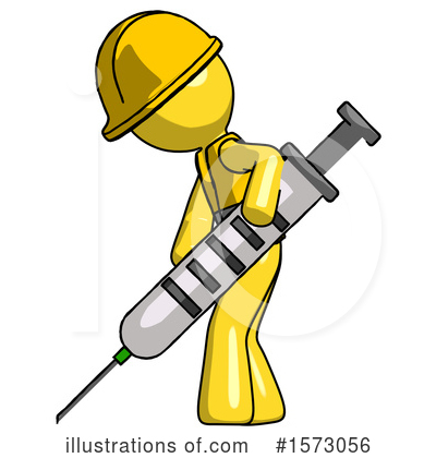 Royalty-Free (RF) Yellow Design Mascot Clipart Illustration by Leo Blanchette - Stock Sample #1573056