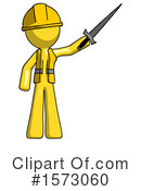 Yellow Design Mascot Clipart #1573060 by Leo Blanchette