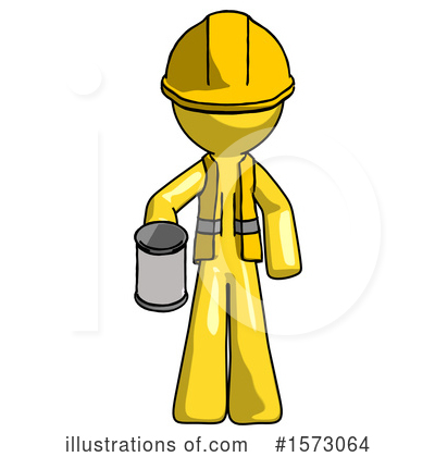 Royalty-Free (RF) Yellow Design Mascot Clipart Illustration by Leo Blanchette - Stock Sample #1573064