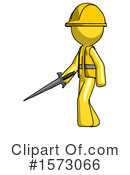Yellow Design Mascot Clipart #1573066 by Leo Blanchette
