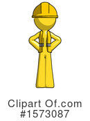 Yellow Design Mascot Clipart #1573087 by Leo Blanchette