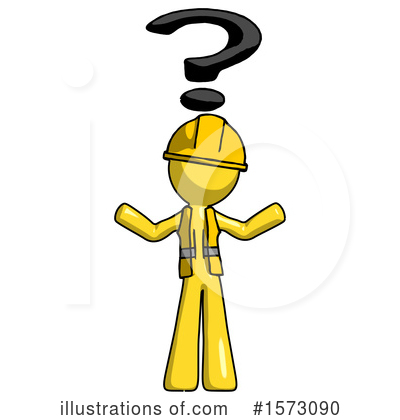Royalty-Free (RF) Yellow Design Mascot Clipart Illustration by Leo Blanchette - Stock Sample #1573090