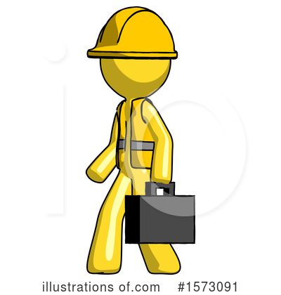 Royalty-Free (RF) Yellow Design Mascot Clipart Illustration by Leo Blanchette - Stock Sample #1573091