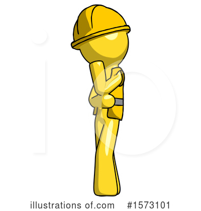 Royalty-Free (RF) Yellow Design Mascot Clipart Illustration by Leo Blanchette - Stock Sample #1573101
