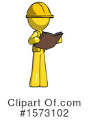 Yellow Design Mascot Clipart #1573102 by Leo Blanchette