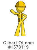 Yellow Design Mascot Clipart #1573119 by Leo Blanchette