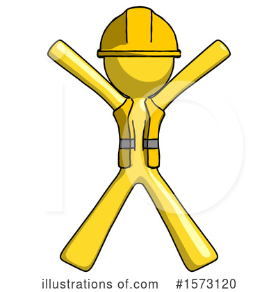 Royalty-Free (RF) Yellow Design Mascot Clipart Illustration by Leo Blanchette - Stock Sample #1573120