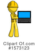 Yellow Design Mascot Clipart #1573123 by Leo Blanchette