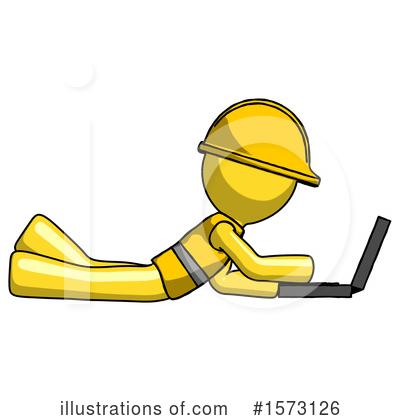 Royalty-Free (RF) Yellow Design Mascot Clipart Illustration by Leo Blanchette - Stock Sample #1573126