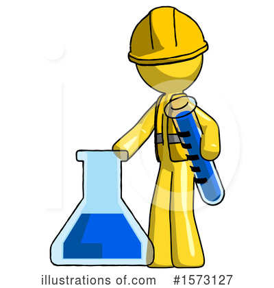Royalty-Free (RF) Yellow Design Mascot Clipart Illustration by Leo Blanchette - Stock Sample #1573127