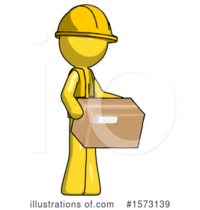Royalty-Free (RF) Yellow Design Mascot Clipart Illustration by Leo Blanchette - Stock Sample #1573139