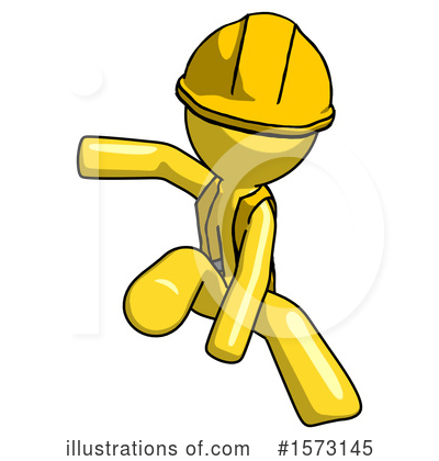 Royalty-Free (RF) Yellow Design Mascot Clipart Illustration by Leo Blanchette - Stock Sample #1573145