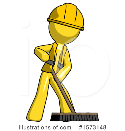 Royalty-Free (RF) Yellow Design Mascot Clipart Illustration by Leo Blanchette - Stock Sample #1573148
