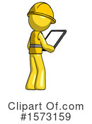 Yellow Design Mascot Clipart #1573159 by Leo Blanchette