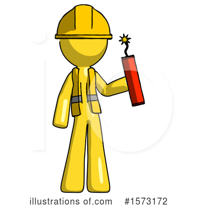 Royalty-Free (RF) Yellow Design Mascot Clipart Illustration by Leo Blanchette - Stock Sample #1573172
