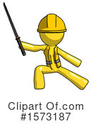 Yellow Design Mascot Clipart #1573187 by Leo Blanchette