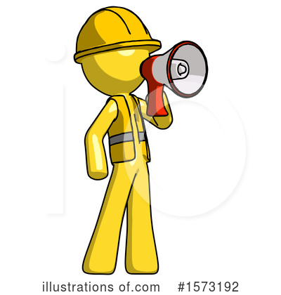 Royalty-Free (RF) Yellow Design Mascot Clipart Illustration by Leo Blanchette - Stock Sample #1573192