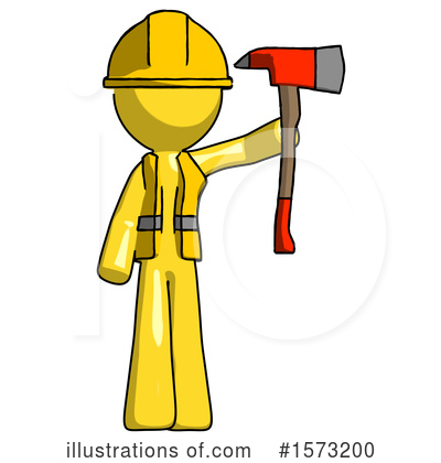 Royalty-Free (RF) Yellow Design Mascot Clipart Illustration by Leo Blanchette - Stock Sample #1573200