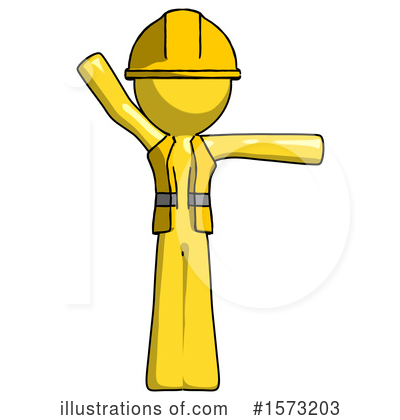 Royalty-Free (RF) Yellow Design Mascot Clipart Illustration by Leo Blanchette - Stock Sample #1573203