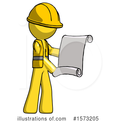 Royalty-Free (RF) Yellow Design Mascot Clipart Illustration by Leo Blanchette - Stock Sample #1573205
