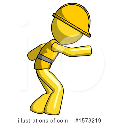 Royalty-Free (RF) Yellow Design Mascot Clipart Illustration by Leo Blanchette - Stock Sample #1573219