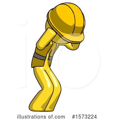 Royalty-Free (RF) Yellow Design Mascot Clipart Illustration by Leo Blanchette - Stock Sample #1573224