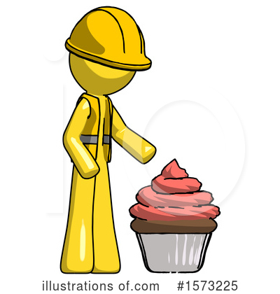 Royalty-Free (RF) Yellow Design Mascot Clipart Illustration by Leo Blanchette - Stock Sample #1573225