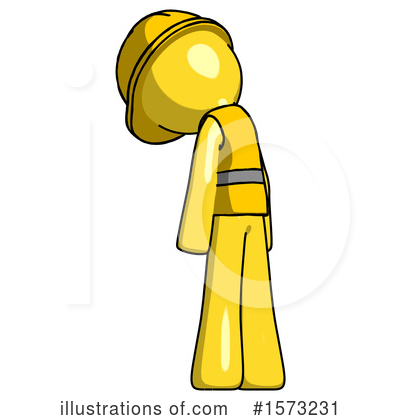 Royalty-Free (RF) Yellow Design Mascot Clipart Illustration by Leo Blanchette - Stock Sample #1573231