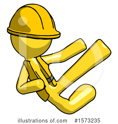 Royalty-Free (RF) Yellow Design Mascot Clipart Illustration by Leo Blanchette - Stock Sample #1573235