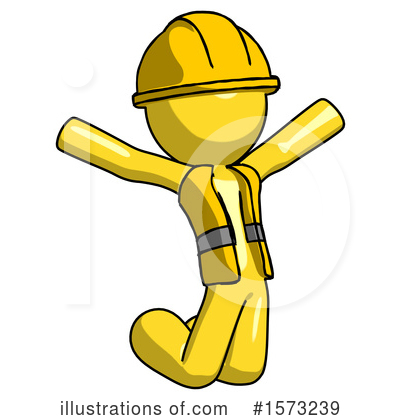 Royalty-Free (RF) Yellow Design Mascot Clipart Illustration by Leo Blanchette - Stock Sample #1573239