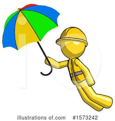 Royalty-Free (RF) Yellow Design Mascot Clipart Illustration by Leo Blanchette - Stock Sample #1573242
