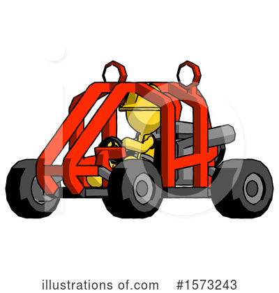 Royalty-Free (RF) Yellow Design Mascot Clipart Illustration by Leo Blanchette - Stock Sample #1573243