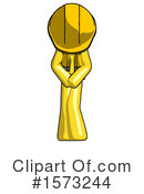 Yellow Design Mascot Clipart #1573244 by Leo Blanchette