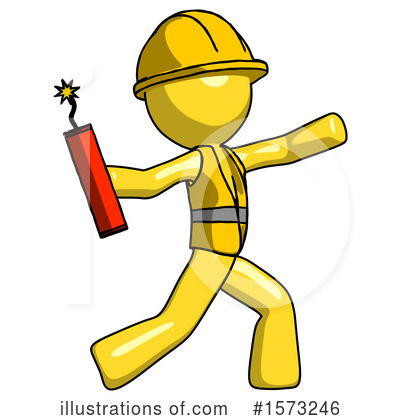 Royalty-Free (RF) Yellow Design Mascot Clipart Illustration by Leo Blanchette - Stock Sample #1573246