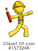 Yellow Design Mascot Clipart #1573246 by Leo Blanchette