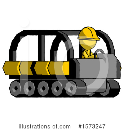 Royalty-Free (RF) Yellow Design Mascot Clipart Illustration by Leo Blanchette - Stock Sample #1573247
