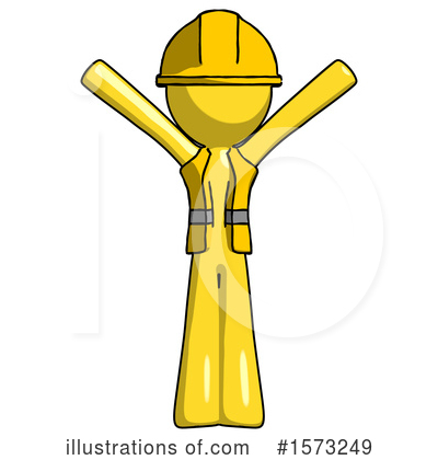 Royalty-Free (RF) Yellow Design Mascot Clipart Illustration by Leo Blanchette - Stock Sample #1573249