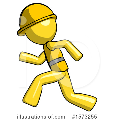 Royalty-Free (RF) Yellow Design Mascot Clipart Illustration by Leo Blanchette - Stock Sample #1573255