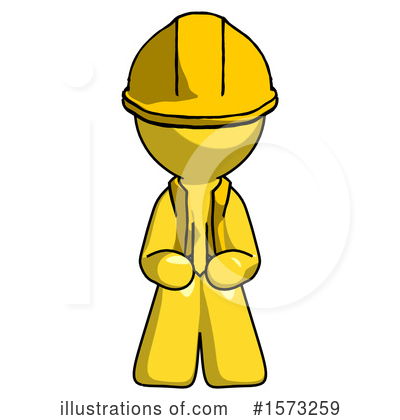 Royalty-Free (RF) Yellow Design Mascot Clipart Illustration by Leo Blanchette - Stock Sample #1573259