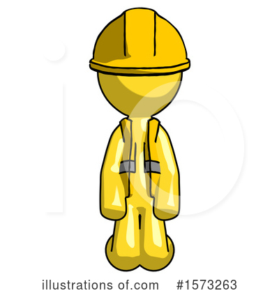 Royalty-Free (RF) Yellow Design Mascot Clipart Illustration by Leo Blanchette - Stock Sample #1573263