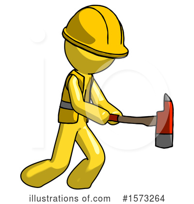 Royalty-Free (RF) Yellow Design Mascot Clipart Illustration by Leo Blanchette - Stock Sample #1573264
