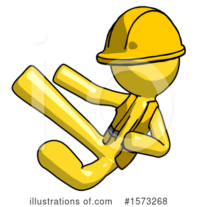 Royalty-Free (RF) Yellow Design Mascot Clipart Illustration by Leo Blanchette - Stock Sample #1573268