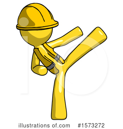 Royalty-Free (RF) Yellow Design Mascot Clipart Illustration by Leo Blanchette - Stock Sample #1573272