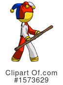 Yellow Design Mascot Clipart #1573629 by Leo Blanchette