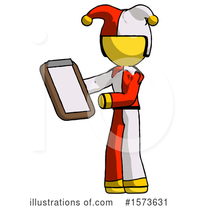 Royalty-Free (RF) Yellow Design Mascot Clipart Illustration by Leo Blanchette - Stock Sample #1573631