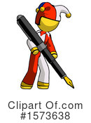 Yellow Design Mascot Clipart #1573638 by Leo Blanchette